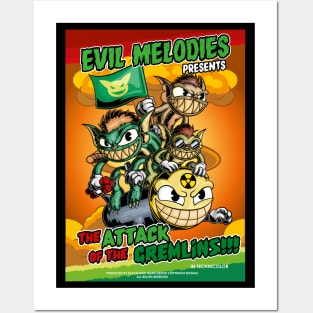 The Attack of the Gremlins poster version Posters and Art